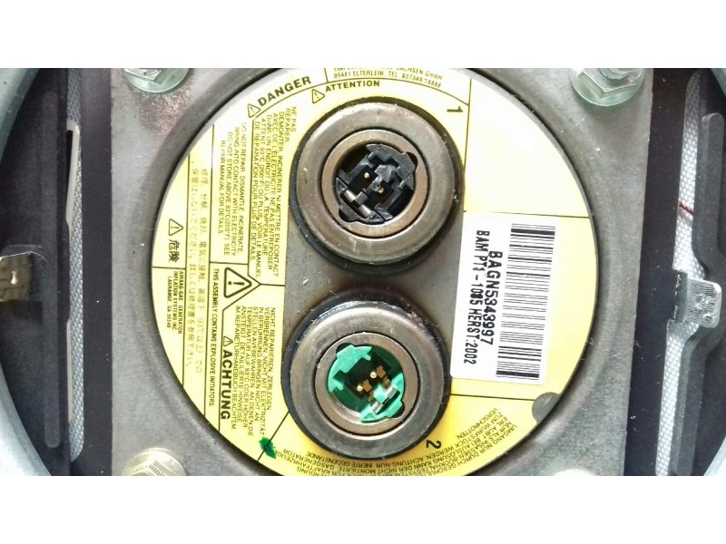 Recambio de airbag delantero izquierdo para bmw serie 3 berlina (e46) 320d referencia OEM IAM 336757893045 BAGN5343997 02B32CT01