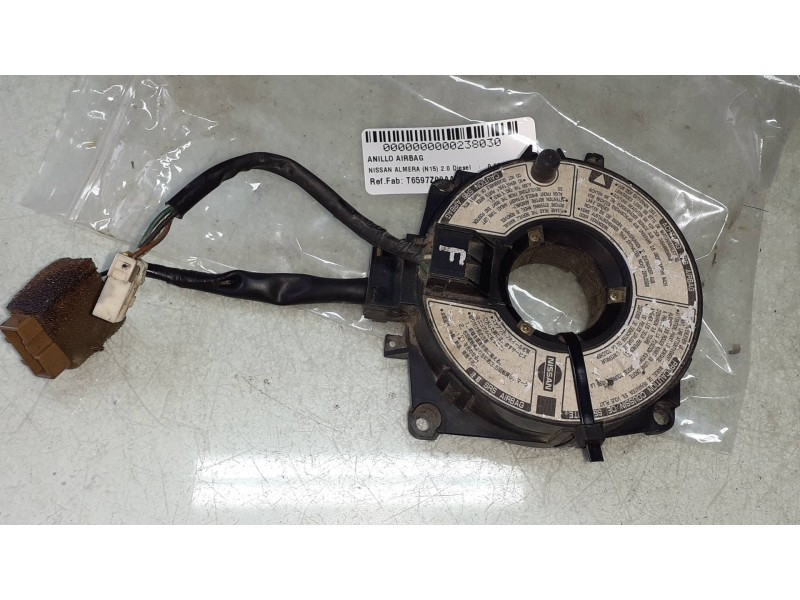 Recambio de anillo airbag para nissan almera (n15) 2.0 diesel referencia OEM IAM T6597Z09AA   Recambio de anillo airbag para nissan almera (n15) 2.0 diesel referencia OEM IAM T6597Z09AA
