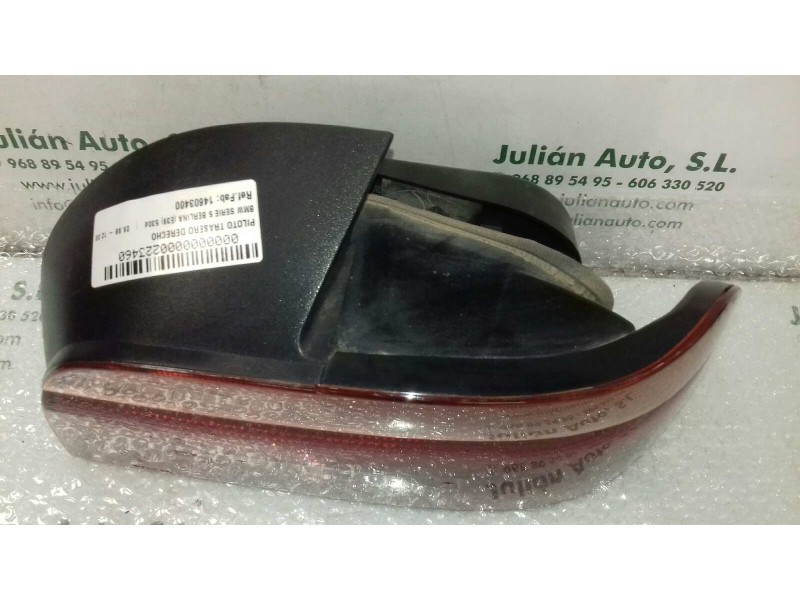 Recambio de piloto trasero derecho para bmw serie 5 berlina (e39) 530d referencia OEM IAM 14603400 2VP00724002 HELLA