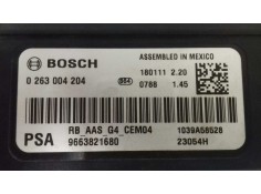 Recambio de modulo electronico para peugeot partner kombi active referencia OEM IAM 0263004204 9663821680 BOSCH 2