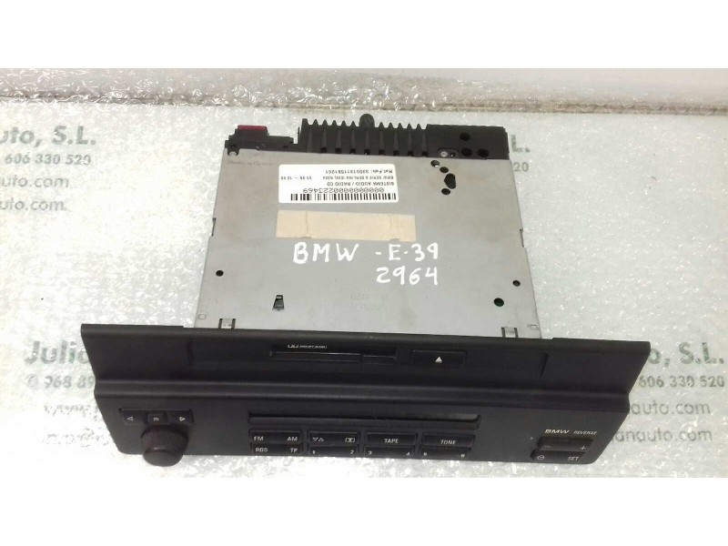 Recambio de sistema audio / radio cd para bmw serie 5 berlina (e39) 530d referencia OEM IAM 33501311581261  