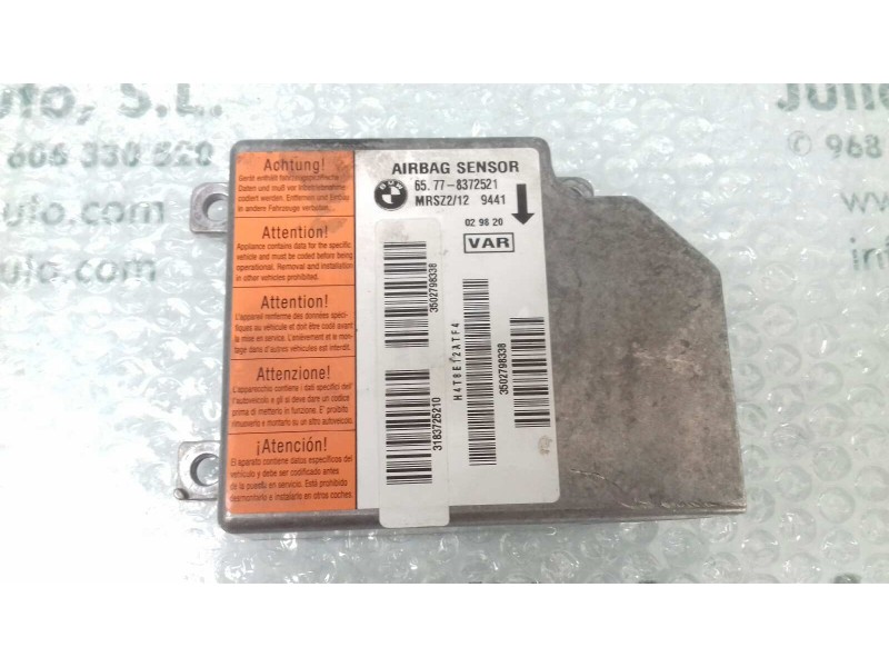 Recambio de centralita airbag para bmw serie 5 berlina (e39) 528i referencia OEM IAM 65778372521 MRSZ2129441 VAR
