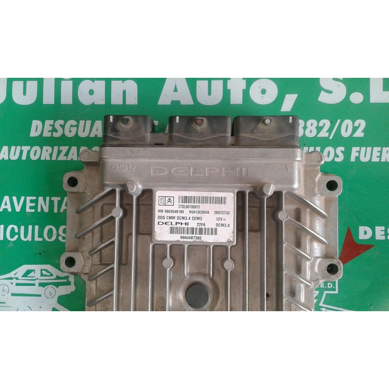 Recambio de centralita motor uce para peugeot 407 sport referencia OEM IAM 9663548180 R0413C004B 9660487380