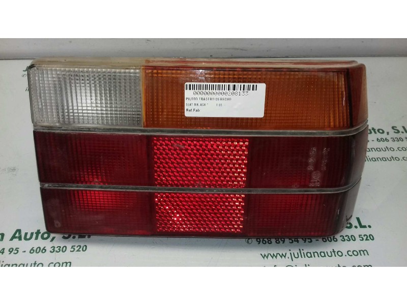 Recambio de piloto trasero derecho para seat malaga referencia OEM IAM   