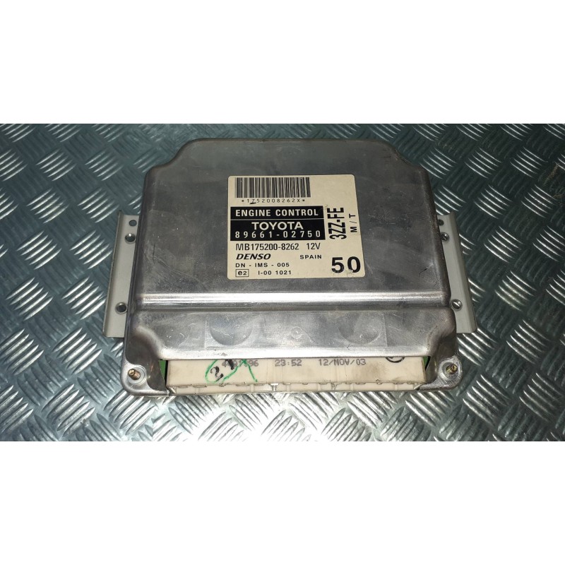 Recambio de centralita motor uce para toyota corolla (e12) 1.6 linea luna berlina referencia OEM IAM 8966102750 MB1752008262 DEN