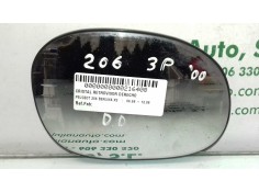 Recambio de cristal retrovisor derecho para peugeot 206 berlina xs referencia OEM IAM   