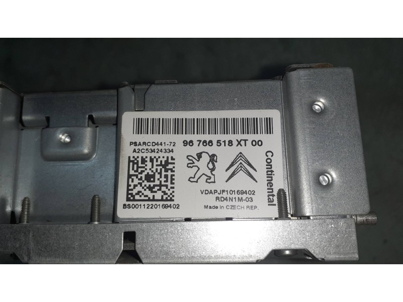 Recambio de sistema audio / radio cd para peugeot expert tepee premium l1 referencia OEM IAM A2C53257135 96766518XT CONTINENTAL