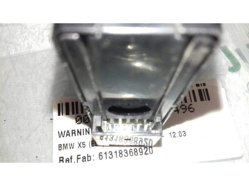 Recambio de warning para bmw x5 (e53) 3.0d referencia OEM IAM 61318368920 6 PINES CIERRE CENTRAL