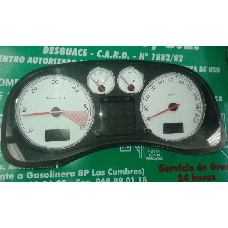 Recambio de cuadro instrumentos para peugeot 307 berlina (s2) xsi referencia OEM IAM 9661323180  