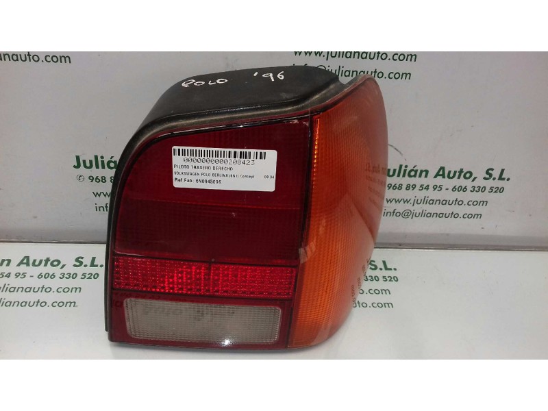 Recambio de piloto trasero derecho para volkswagen polo berlina (6n1) concept referencia OEM IAM 6N0945096  