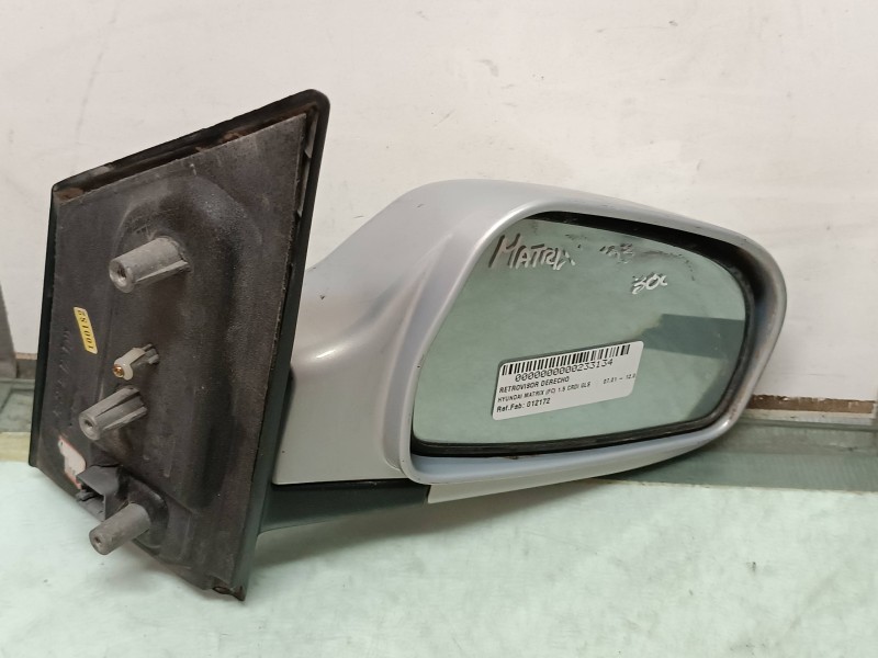 Recambio de retrovisor derecho para hyundai matrix (fc) 1.5 crdi gls referencia OEM IAM 012172  ELECTRICO