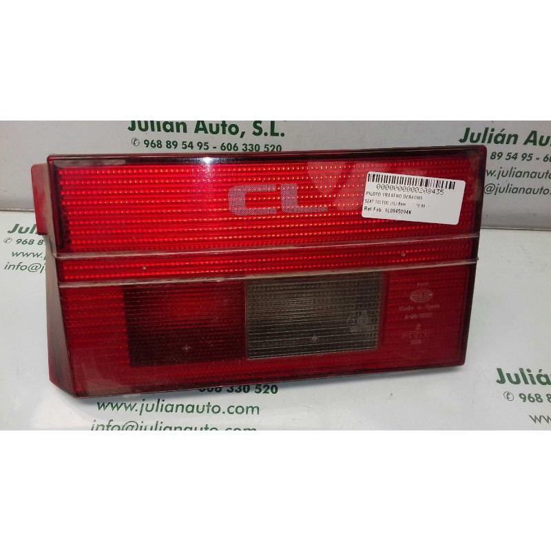 Recambio de piloto trasero derecho interior para seat toledo (1l) base referencia OEM IAM 1L0945094K  INT-PORTON