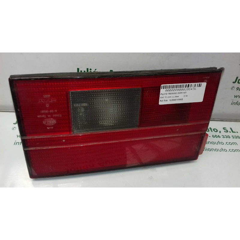 Recambio de piloto trasero derecho interior para seat toledo (1l) base referencia OEM IAM 1L0945108AG  INT-PORTON