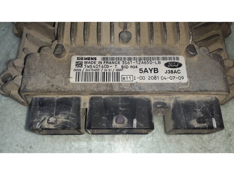 Recambio de centralita motor uce para ford fusion (cbk) ambiente referencia OEM IAM 3S6112A650LB 5WS40140D SIEMENS