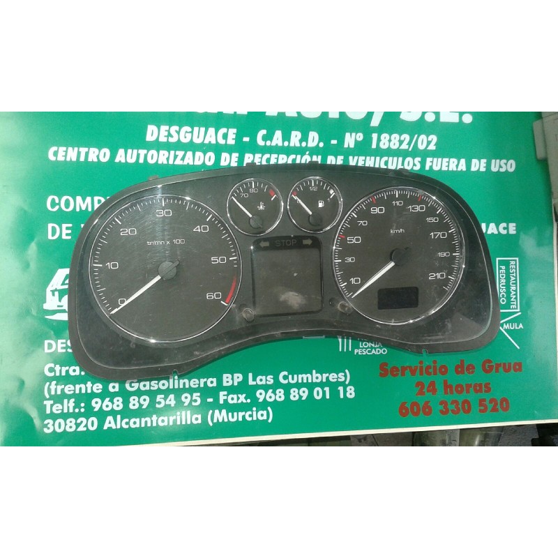 Recambio de cuadro instrumentos para peugeot 307 break/sw (s2) sw pack referencia OEM IAM 9654485280  