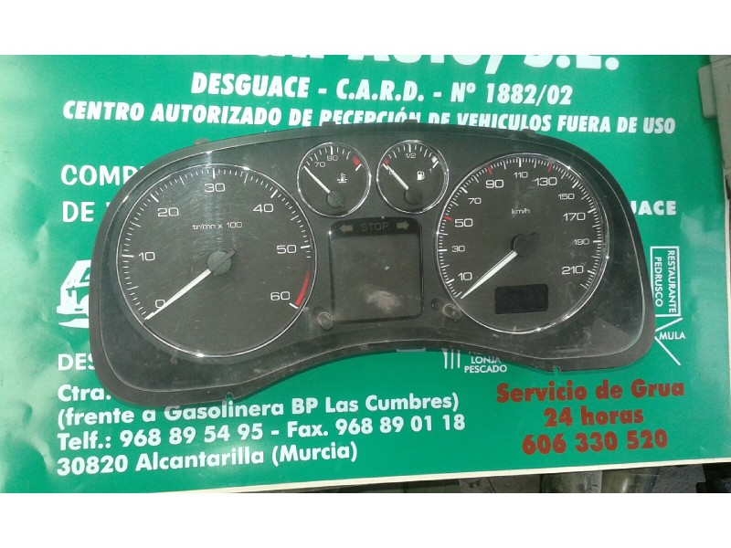 Recambio de cuadro instrumentos para peugeot 307 break/sw (s2) sw pack referencia OEM IAM 9654485280  