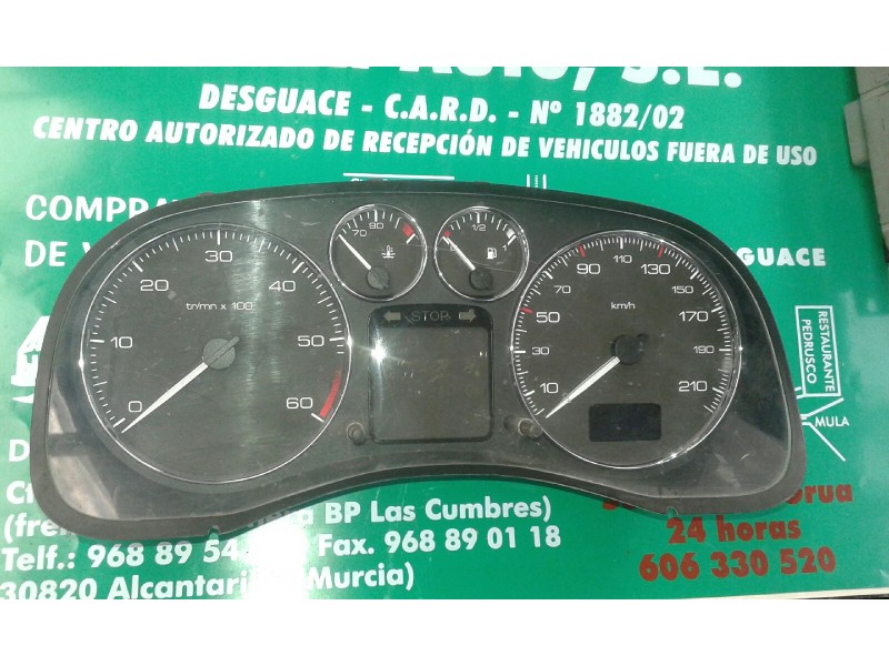 Recambio de cuadro instrumentos para peugeot 307 break/sw (s2) sw pack referencia OEM IAM 9654485280  
