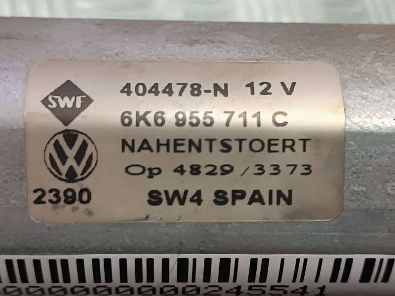 Recambio de motor limpia trasero para seat ibiza (6k1) select referencia OEM IAM 6K6955711C 473086 473700