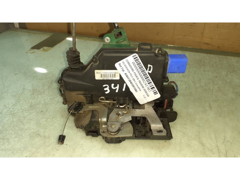 Recambio de cerradura puerta trasera derecha para volkswagen polo (9n1) conceptline referencia OEM IAM 3B4839016AG Y3B4839016AG 