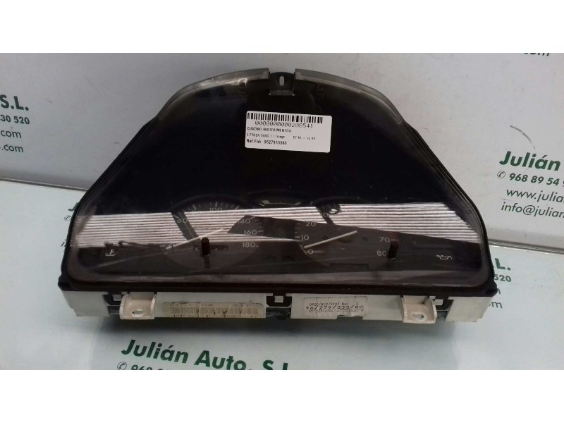 Recambio de cuadro instrumentos para citroen saxo 1.1 image referencia OEM IAM 9627933380  JAEGER