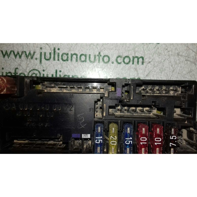 Recambio de caja reles / fusibles para mercedes-benz clase e (w210) berlina 320 (210.065) referencia OEM IAM A0005400072 0537610
