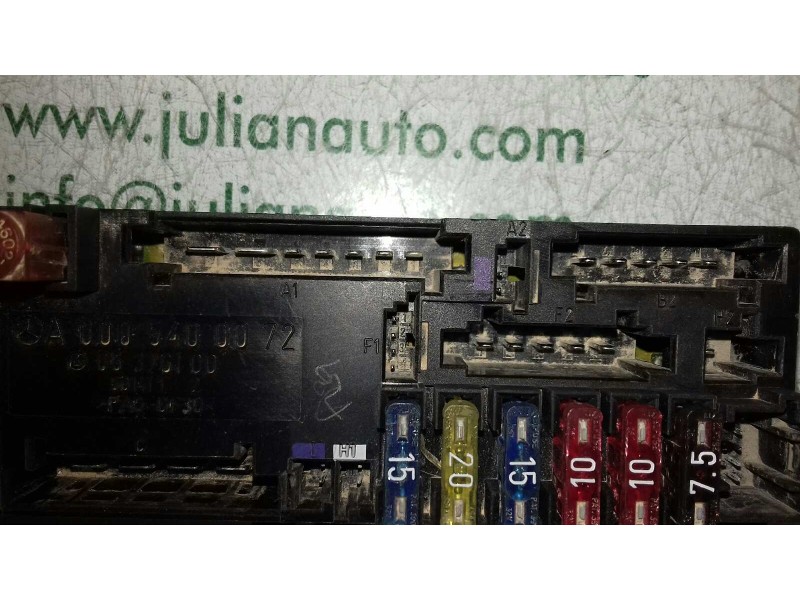 Recambio de caja reles / fusibles para mercedes-benz clase e (w210) berlina 320 (210.065) referencia OEM IAM A0005400072 0537610