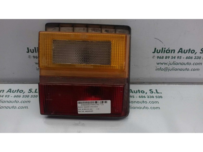 Recambio de piloto trasero izquierdo para audi 100 berlina (443) referencia OEM IAM 443945225  INT-MALETERO