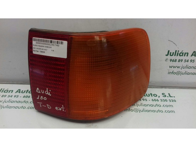 Recambio de piloto trasero derecho para audi 100 berlina (443) referencia OEM IAM 138008  EXT-ALETA