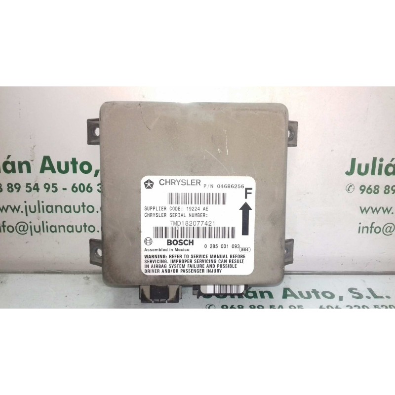 Recambio de centralita airbag para chrysler voyager (gs) 2.5 td referencia OEM IAM 0285001093 TMD182077421 PN04686256F