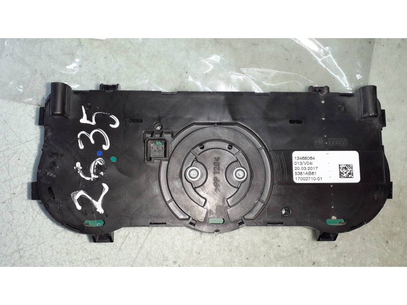 Recambio de mando climatizador para opel adam unlimited ecoflex referencia OEM IAM 13468064  