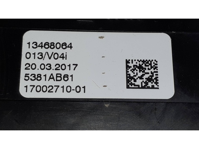 Recambio de mando climatizador para opel adam unlimited ecoflex referencia OEM IAM 13468064  