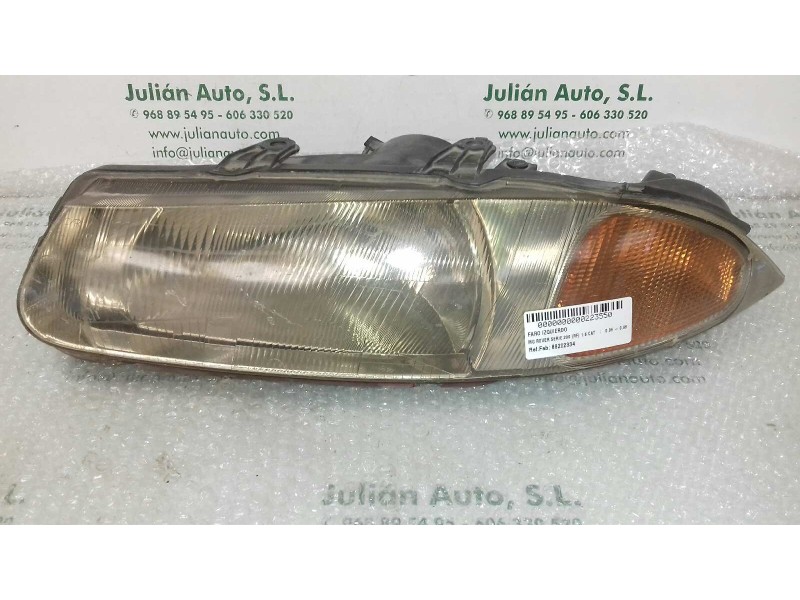 Recambio de faro izquierdo para mg rover serie 200 (rf) 1.6 cat referencia OEM IAM 88202334  