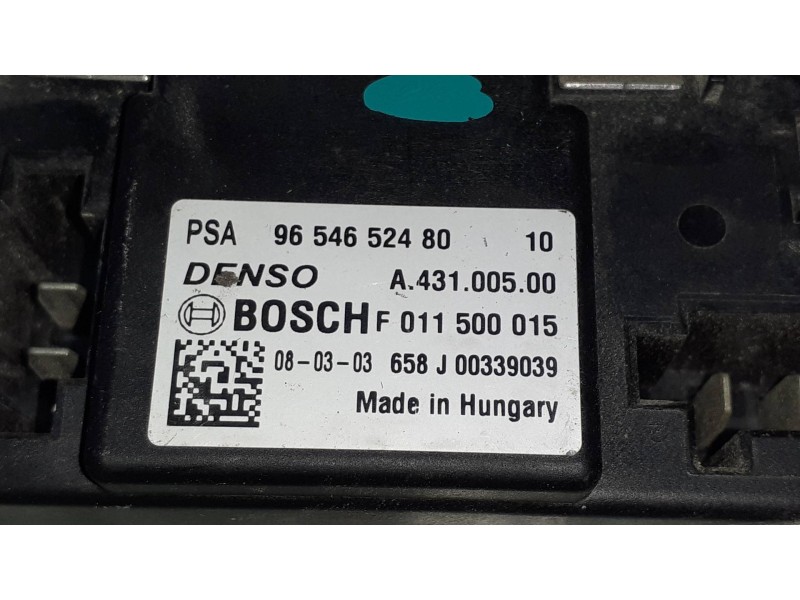 Recambio de resistencia calefaccion para peugeot partner kasten confort l1 referencia OEM IAM F011500015  