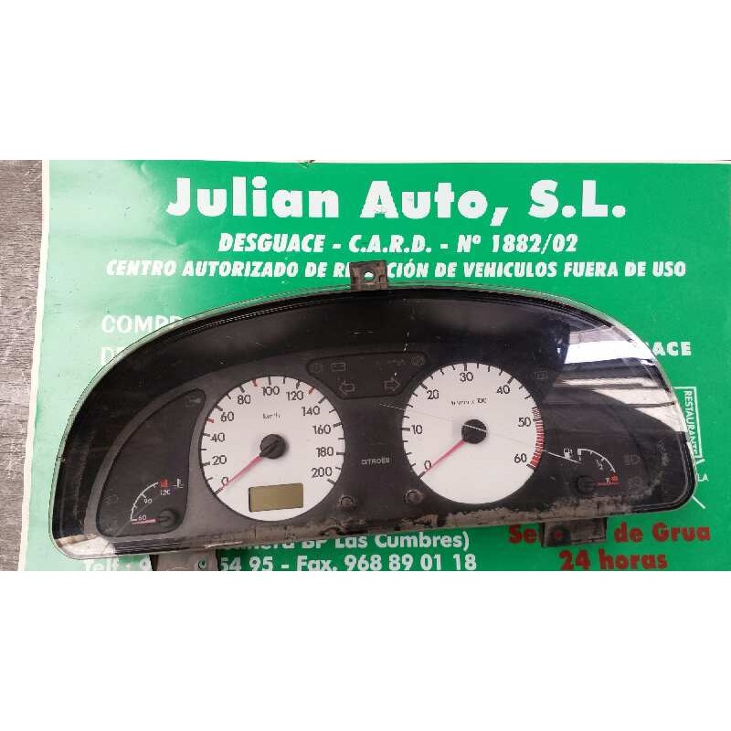 Recambio de cuadro instrumentos para citroen xsara berlina 2.0 hdi exclusive (66kw) referencia OEM IAM 9637260080 216551360 