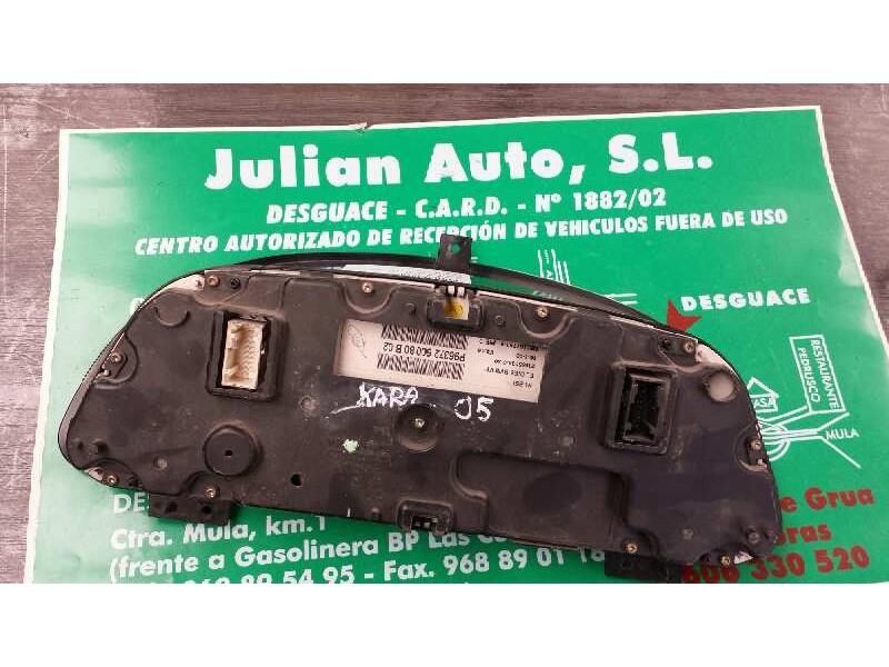Recambio de cuadro instrumentos para citroen xsara berlina 2.0 hdi exclusive (66kw) referencia OEM IAM 9637260080 216551360 