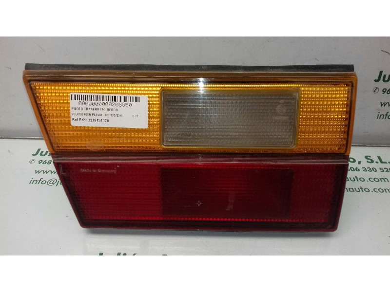 Recambio de piloto trasero izquierdo interior para volkswagen passat (321/323/331) referencia OEM IAM 321945107A  INT-PORTON