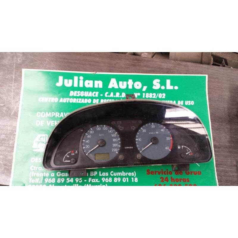 Recambio de cuadro instrumentos para citroen xsara berlina 2.0 hdi tonic (80kw) referencia OEM IAM 9643206580 26655171 