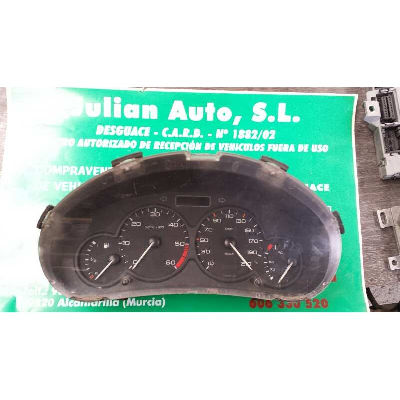 Recambio de cuadro instrumentos para peugeot 206 berlina x-line referencia OEM IAM 9645096080 000640102 