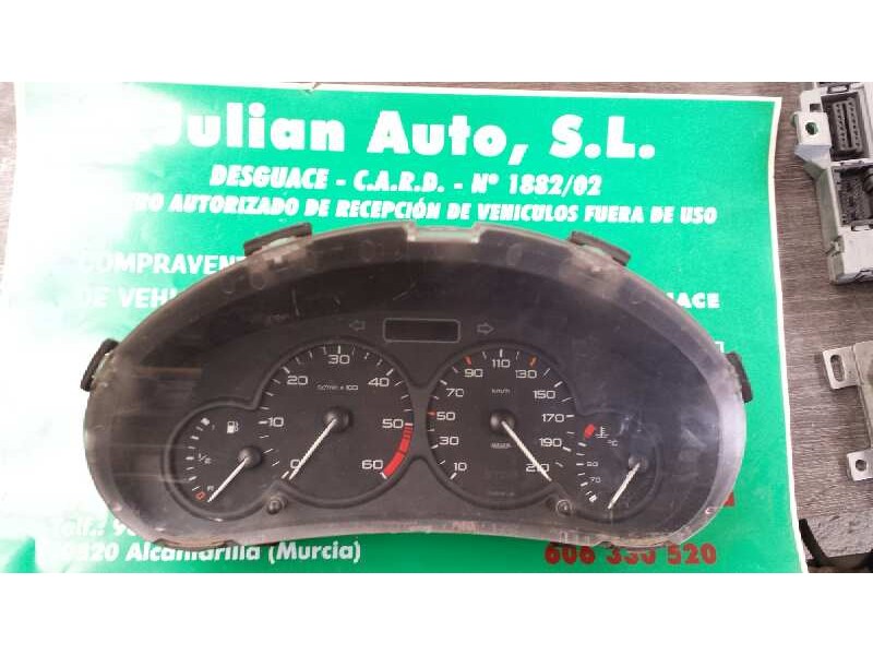 Recambio de cuadro instrumentos para peugeot 206 berlina x-line referencia OEM IAM 9645096080 000640102 