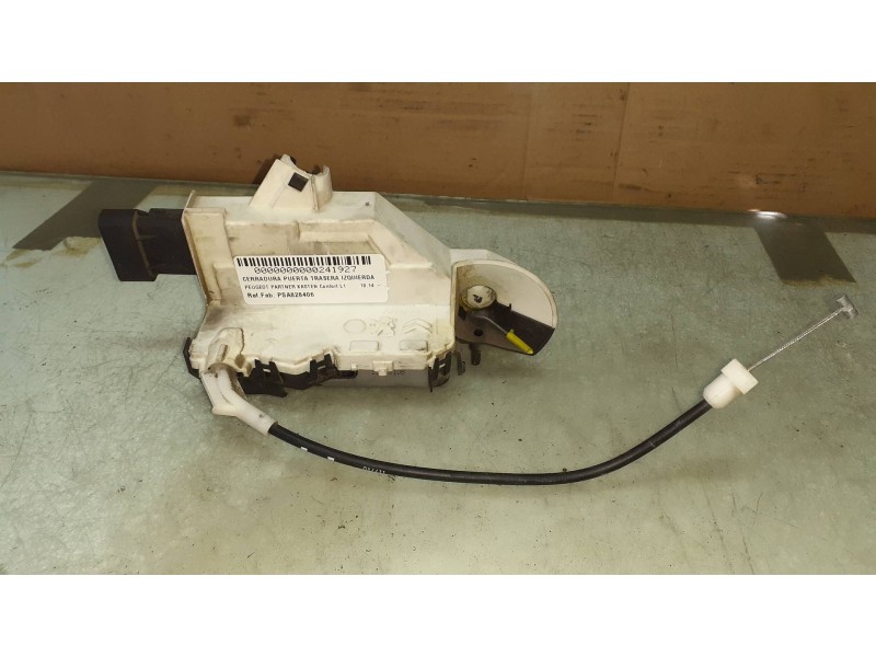 Recambio de cerradura puerta trasera izquierda para peugeot partner kasten confort l1 referencia OEM IAM PSA828406 A02923 A01453