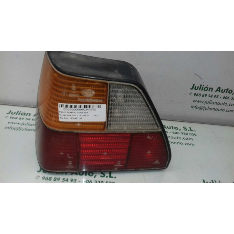 Recambio de piloto trasero izquierdo para volkswagen golf ii (191/193) cl referencia OEM IAM 191945111A  