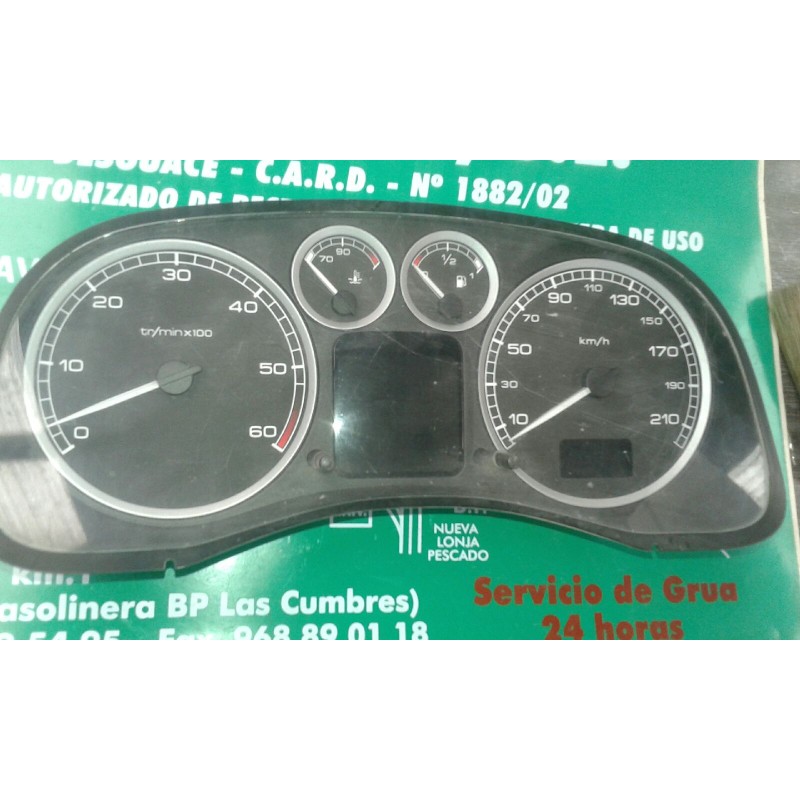 Recambio de cuadro instrumentos para peugeot 307 (s1) xr referencia OEM IAM 9651299680 21674881-4 SAGEM