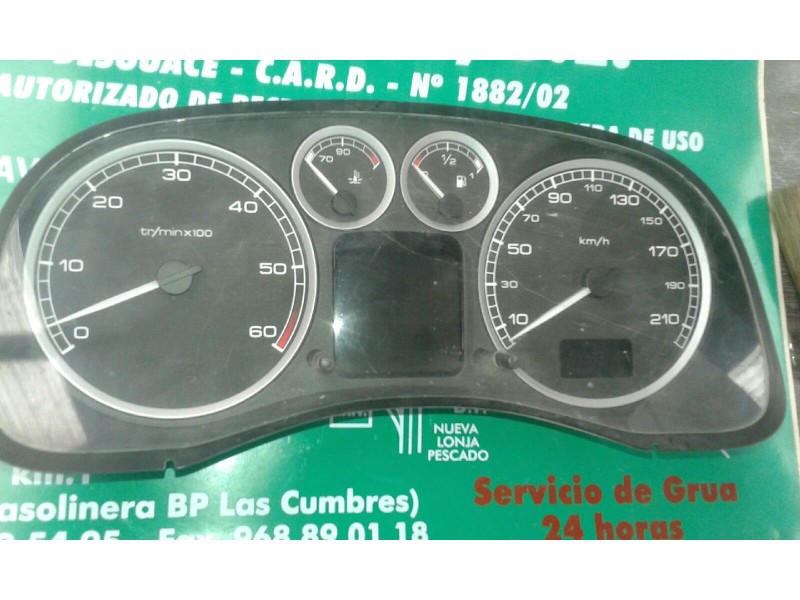 Recambio de cuadro instrumentos para peugeot 307 (s1) xr referencia OEM IAM 9651299680 21674881-4 SAGEM