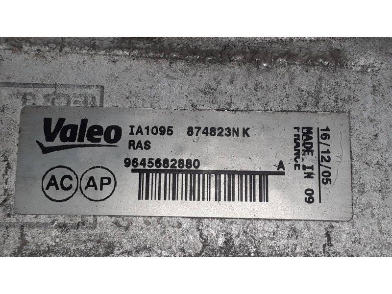 Recambio de intercooler para peugeot 407 st confort referencia OEM IAM 9645692880 IA1095874823NK VALEO