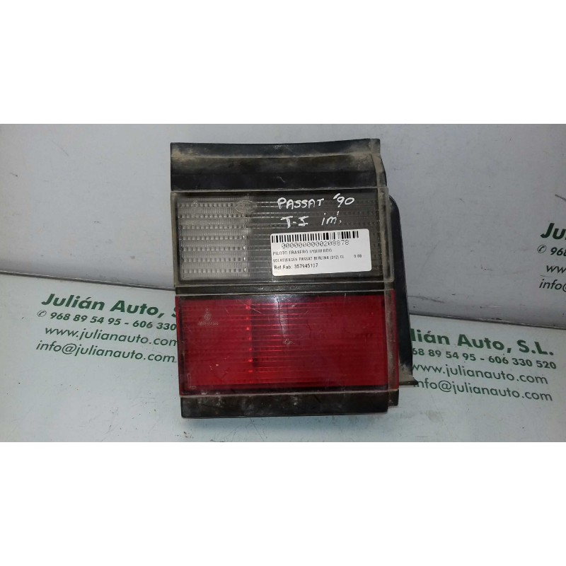 Recambio de piloto trasero izquierdo interior para volkswagen passat berlina (312) cl referencia OEM IAM 357945107  INT-MALETERO