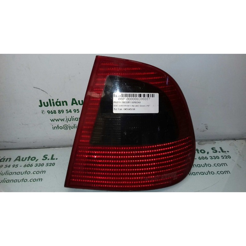 Recambio de piloto trasero derecho para seat cordoba berlina (6k2) dream (1997) referencia OEM IAM 6K5945096  EXT-ALETA