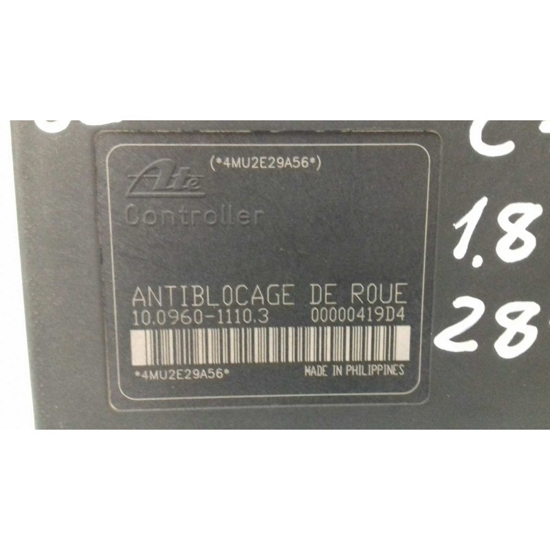 Recambio de abs para citroen c5 berlina 1.8 16v x referencia OEM IAM 9641767380 10096011103 10020600034 ATE
