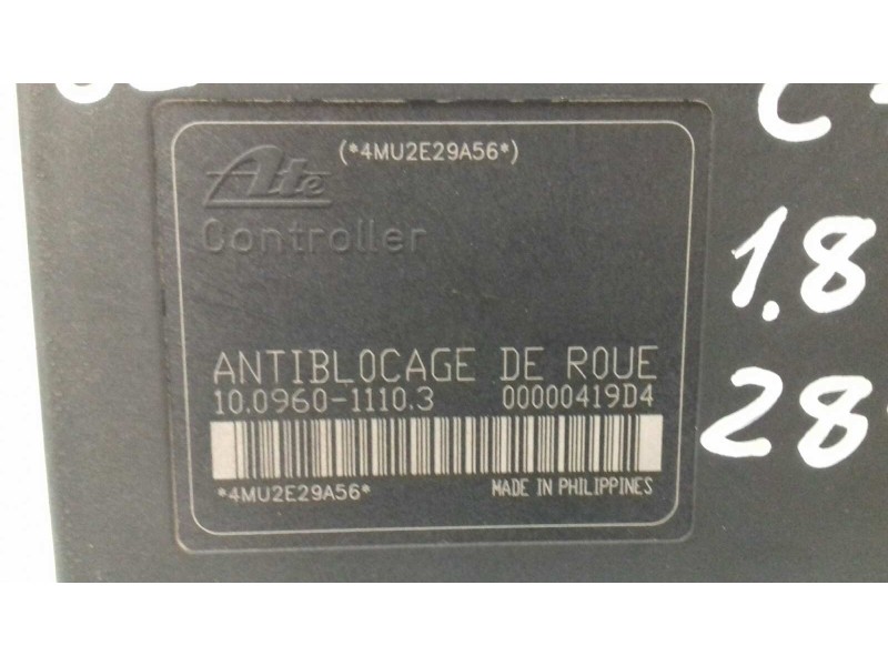 Recambio de abs para citroen c5 berlina 1.8 16v x referencia OEM IAM 9641767380 10096011103 10020600034 ATE