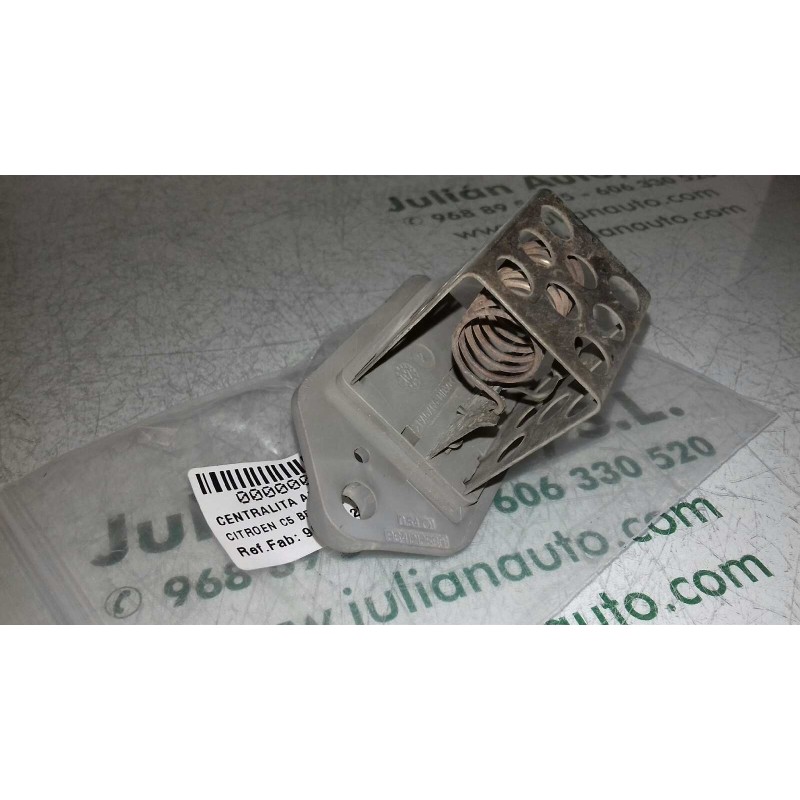 Recambio de resistencia calefaccion para citroen c5 berlina 1.8 16v x referencia OEM IAM 9641212580  3 PINES