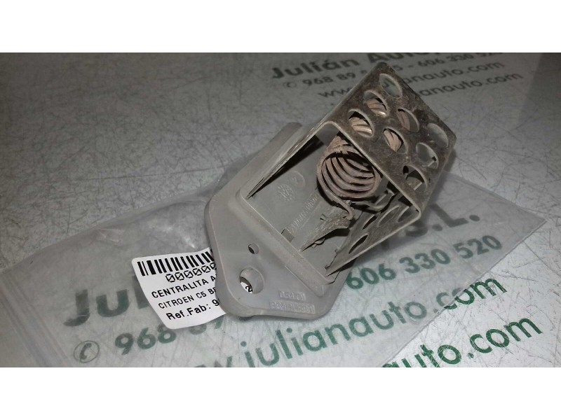 Recambio de resistencia calefaccion para citroen c5 berlina 1.8 16v x referencia OEM IAM 9641212580  3 PINES